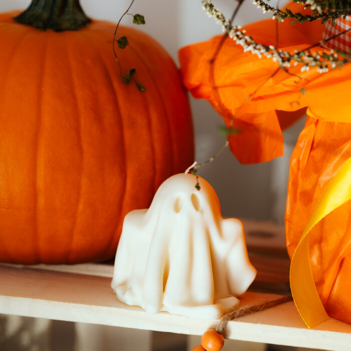 Halloweenowa Świeca Duszek
